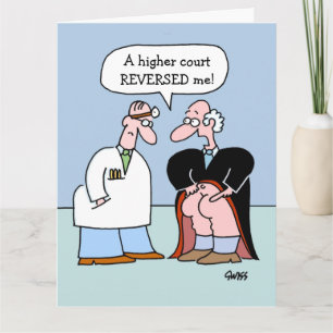 Advocaat Gefeliciteerd Funny Groot Wenskaart Kaart