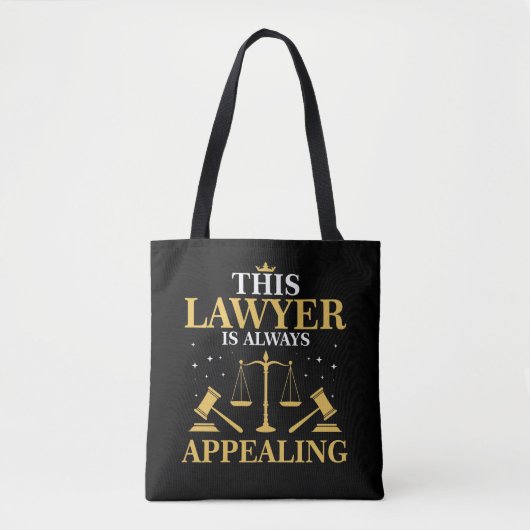 Advocaat Gift Law School Afstuderen New Attorney Draagtas (Voorkant)