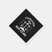 Advocaat heeft het barexamen overleefd servet (Hoek)