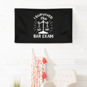 Advocaat heeft het barexamen overleefd spandoek (Insitu)