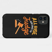 Advocaat hier komt de rechter aan Case-Mate iPhone case (Achterkant (horizontaal))