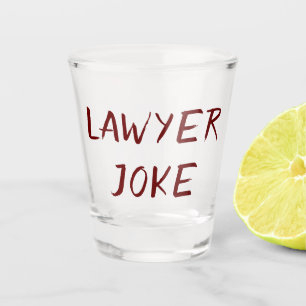 Advocaat Humor   Aanklager Joke Quote Brushstroke Shot Glas
