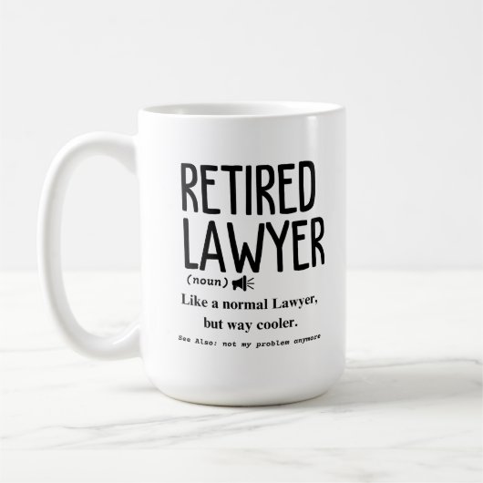 Advocaat in ruste koffiemok (Links)