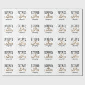 Advocaat in ruste Naar verluidt procureur Cadeaupapier (Vlak)