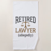 Advocaat in ruste Naar verluidt procureur Strandlaken (Voorkant)