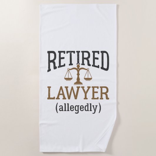 Advocaat in ruste Naar verluidt procureur Strandlaken (Voorkant)