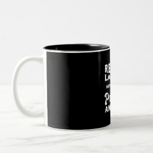 Advocaat in ruste niet mijn probleem tweekleurige koffiemok