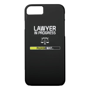 Advocaat in uitvoering Funny Law School Student iPhone 8/7 Hoesje