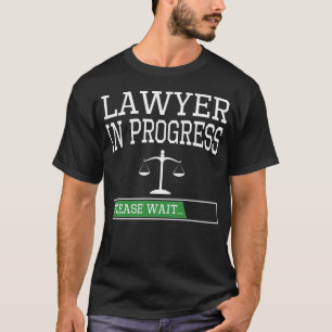 Advocaat in uitvoering Funny Law School Student T-shirt
