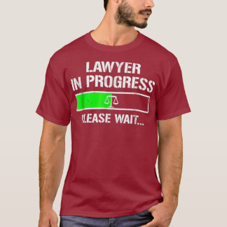 Advocaat in uitvoering Funny Law School Student T- T-shirt