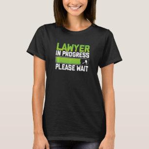 Advocaat in uitvoering Funny Law Student Attorney T-shirt