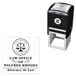 advocaat   Law Kantoor Black Zelfinktende Stempel