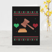 Advocaat Lelijk Kersttrui Rechter Jurist Kaart (Gele Bloem)