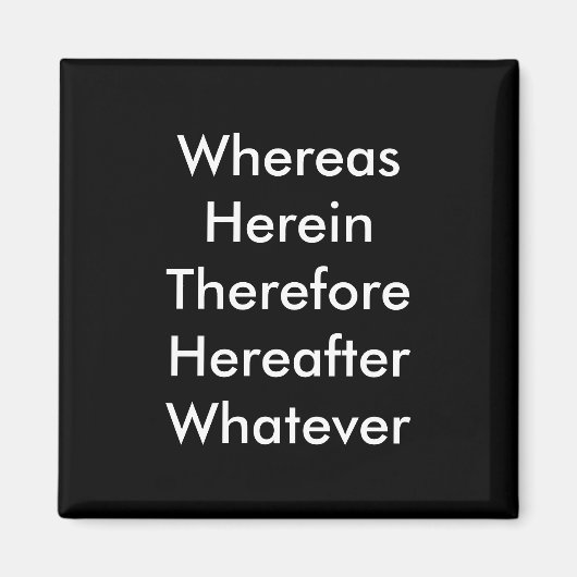 Advocaat magneet: Terwijl... Magneet (Voorkant)