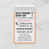 Advocaat - memorabel en leuk visitekaartje (Voorkant)