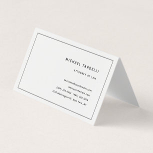 Advocaat Minimalistisch Klassiek Professioneel Visitekaartjes