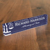 advocaat naambordje (Zijkant)