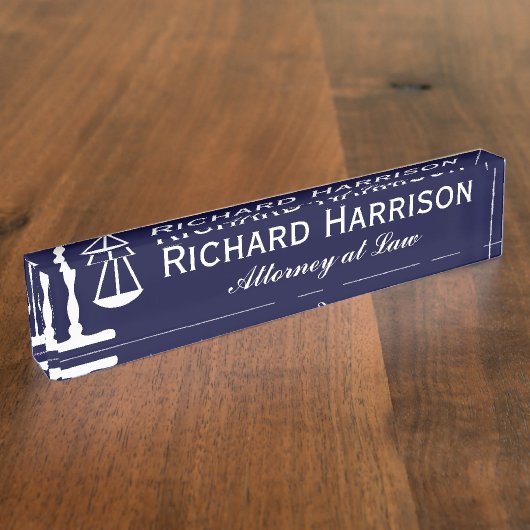 advocaat naambordje (Zijkant)