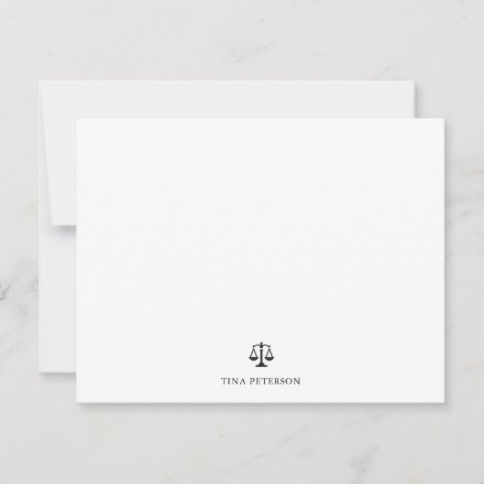 Advocaat Notitiekaartje (Voorkant)