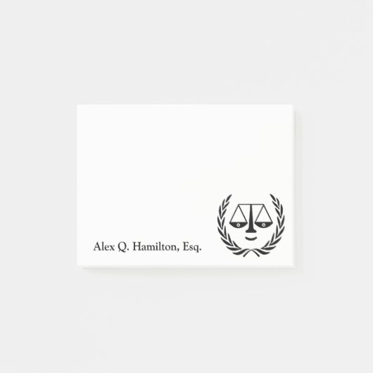 Advocaat Post-it® Notes (Voorkant)
