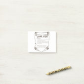 Advocaat Post-it® Notes (Op bureau)