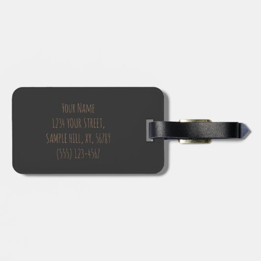 advocaat | raadsman | jurylid | Advocatenkantoor / Bagagelabel (Achterkant horizontaal)