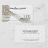 Advocaat rechter Auctioneer gavel Visitekaartje (Voorkant / Achterkant)