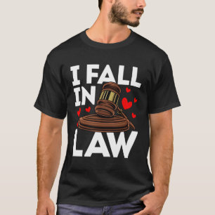 Advocaat Rechtsgeleerdheid Student I Herfst in Rec T-shirt