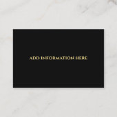 Advocaat Scales of Justice Visitekaartje (Achterkant)