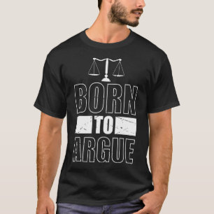 Advocaat Student jurist wetenschapsstudent in uitv T-shirt