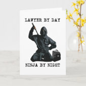 Advocaat tegen Dag, 's nachts Ninja Kaart (Gele Bloem)