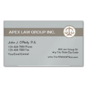 Advocaat Thema Magnetisch Visitekaartje (Voorkant)