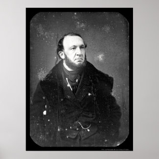Advocaat Theodore Sedgewick Daguerreotype 1849 Poster