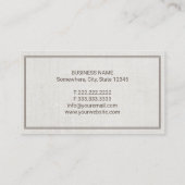 Advocaat van advocaat - generaal van de advocaat - visitekaartje (Achterkant)