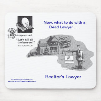 Advocaat van advocaat™ Realtor Mousepad Muismat