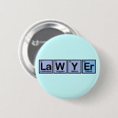 Advocaat van Elementen Ronde Button 5,7 Cm (Voorkant /achterkant)