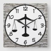 Advocaat Vierkante Klok (Voorkant)