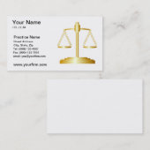 Advocaat Visitekaartje (Voorkant / Achterkant)