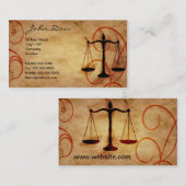 Advocaat  Visitekaartje v1 (Voorkant / Achterkant)