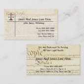 advocaat-Visitekaartje Visitekaartje (Voorkant / Achterkant)