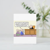 Advocaat zegt dat moord echt een hikken remedie wa briefkaart (Staand voorkant)