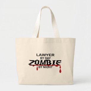 Advocaat Zombie Grote Tote Bag