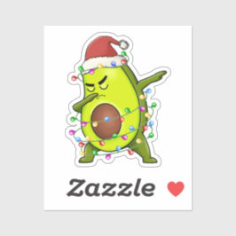 Advocado dab dabbin favoriete kerstverlichting sticker