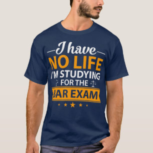 Advocate Afstuderen Bar Exam Law School Afstuderen T-shirt