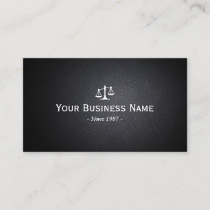 Advocate Dark Leather Professional Visitekaartje