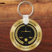 Advocate Graduation Party Ideeën, Cheap Party Favo Sleutelhanger (Voorkant)