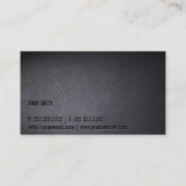 Advocate minimalistisch beroepsgeheim visitekaartje (Achterkant)