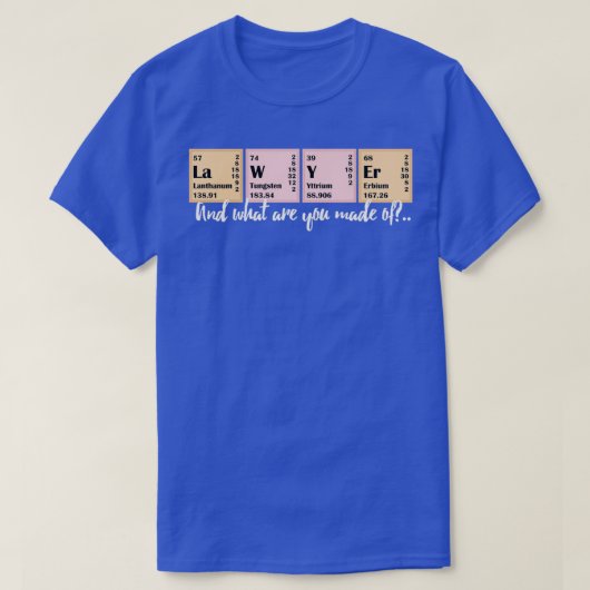 Advocate Mode Chemical Analysis T-shirt (Design voorkant)