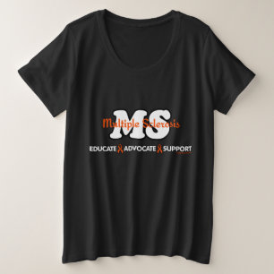 Advocate-ondersteuning opleiden...MS Grote Maat T-shirt