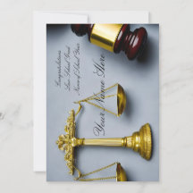 Advocate op maat gesneden felicitatiekaart